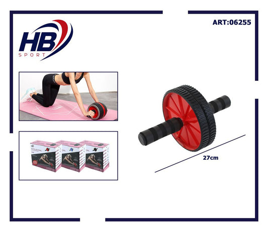 Ruota Ab Wheel Attrezzo Per Addominali Petto Flessioni Glutei Spalle + Tappetino