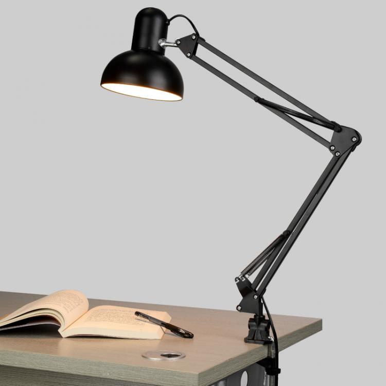 Lampada Estetista Snodabile Orientabile E27 Scrivania Tavolo Con Morsetto O Base