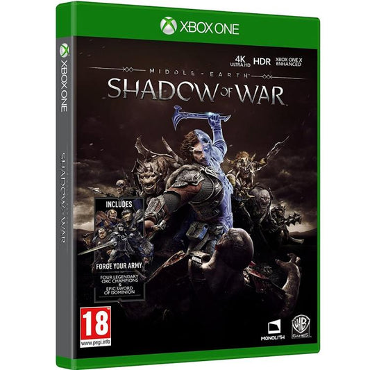Middle Earth Shadow Of War Xbox One Ombra Della Guerra Videogioco Italiano Nuovo