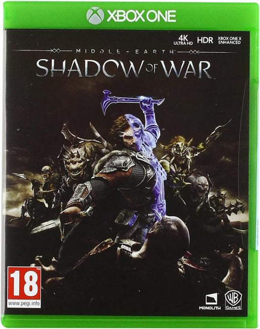 Middle Earth Shadow Of War Xbox One Ombra Della Guerra Videogioco Italiano Nuovo