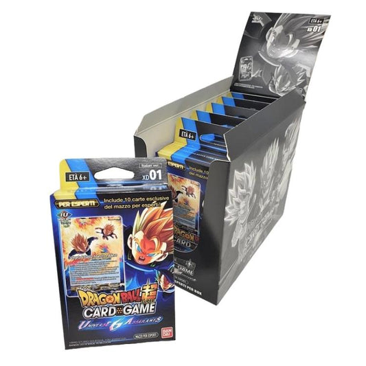 BANDAI - CARD GAME DRAGON BALL SUPER MAZZO EXPERT DECK 01 UNIVERSE 6 ASSAILANTS
