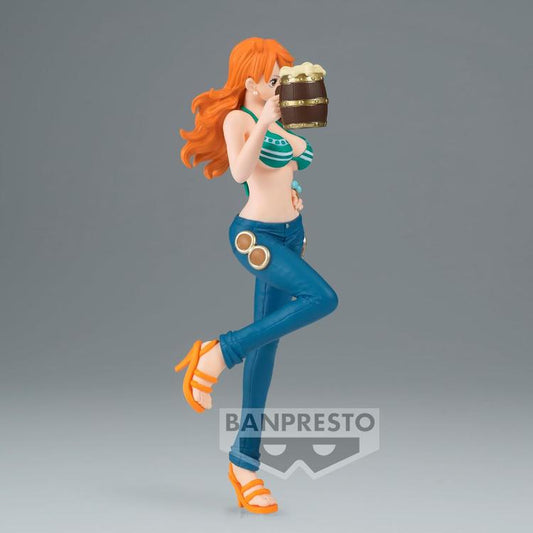 BANPRESTO ONE PIECE IT'S A BANQUET (NAMI) FIGURE PVC STAUTA DA COLLEZIONE BANDAI