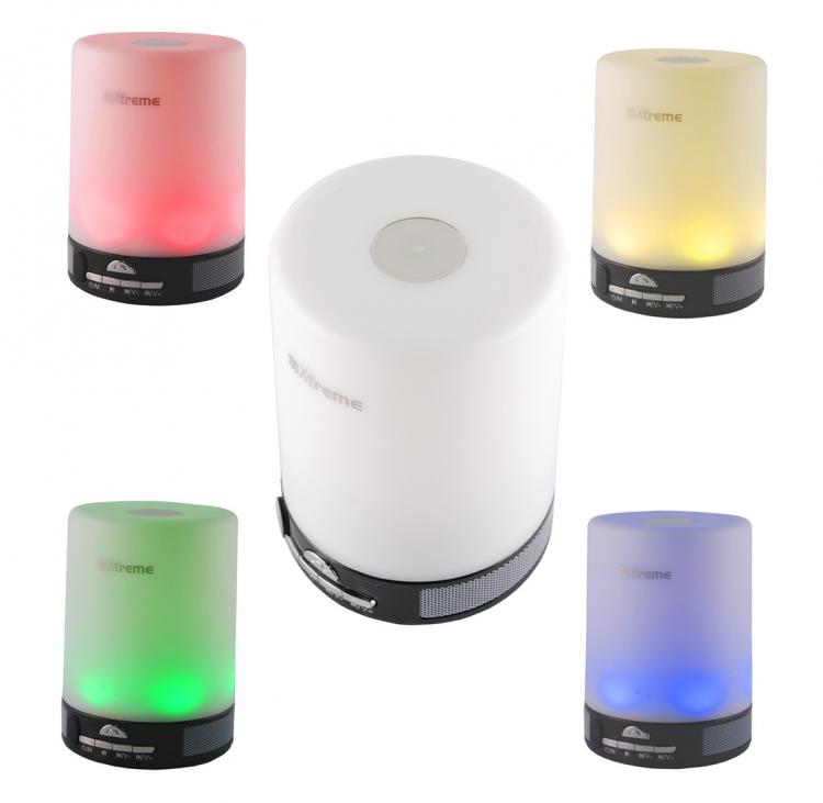 Xtreme - Speaker Bluetooth Cassa Portatile Led Lampada Touch Cromoterapia Iphone