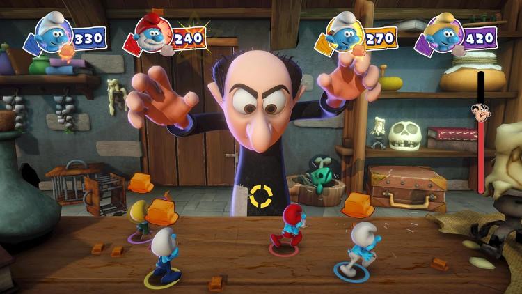 I Puffi Village Party Ps4 Gioco Playstation 4 Videogioco Blu-Ray Ita Upgrade Ps5