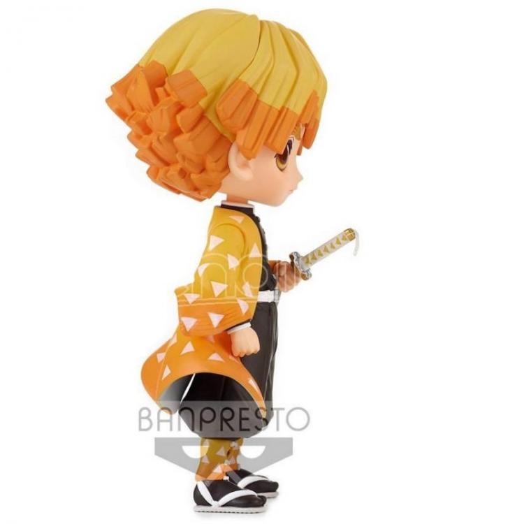 BANPRESTO Q POSKET DEMON SLAYER ZENITSU AGATSUMA 2 (A) STATUA FIGURE 14 CM