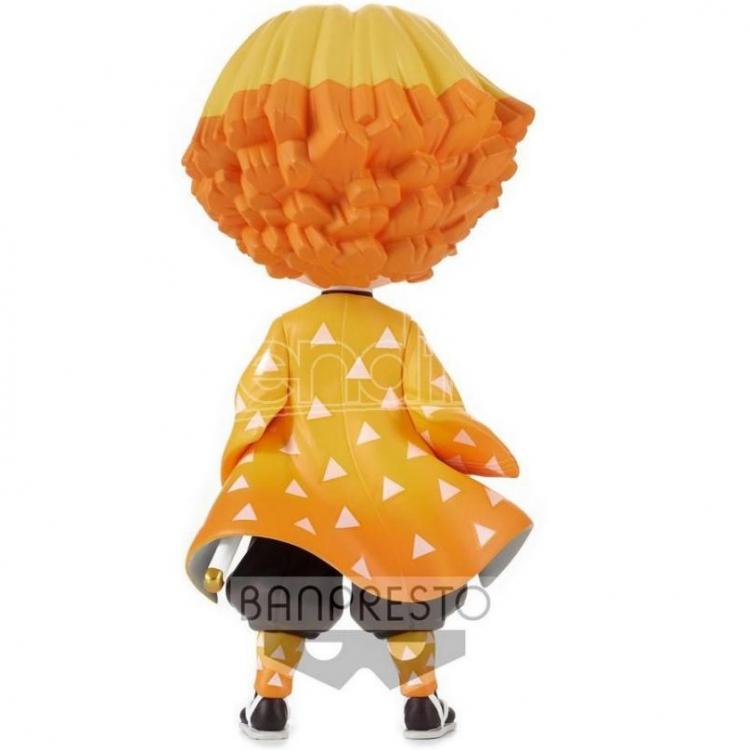 BANPRESTO Q POSKET DEMON SLAYER ZENITSU AGATSUMA 2 (A) STATUA FIGURE 14 CM