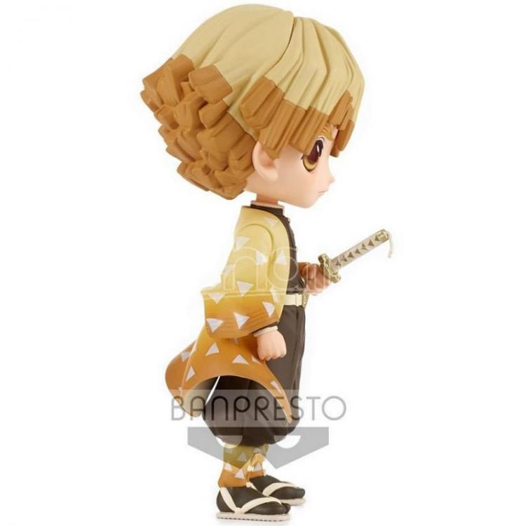 BANPRESTO Q POSKET DEMON SLAYER ZENITSU AGATSUMA 2 (B) STATUA FIGURE 14 CM