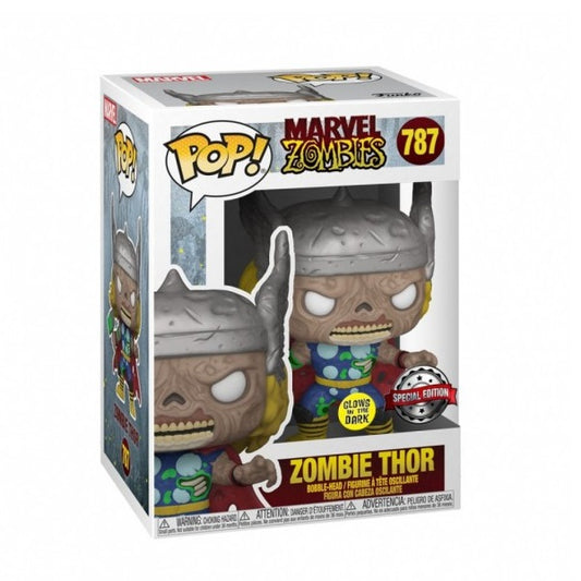 Funko Pop ! Marvel Zombies - Zombie Thor (787) G.T.I.D. Special Edition Glows