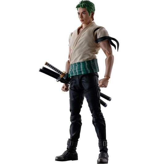 BANDAI SH FIGUARTS: SERIE NETFLIX ONE PIECE (RORONOA ZORO) ACTION FIGURE 15 cm