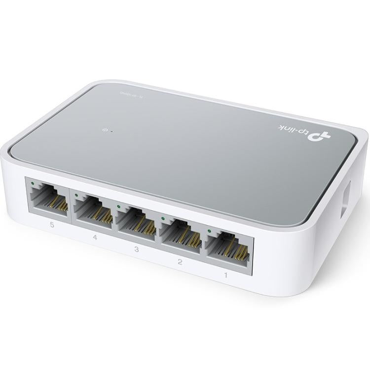 Tp-Link Hub Switch Desktop 5 Porte 10/100 Rj45 10/100 Mbps Plug&Play Tl-Sf1005D