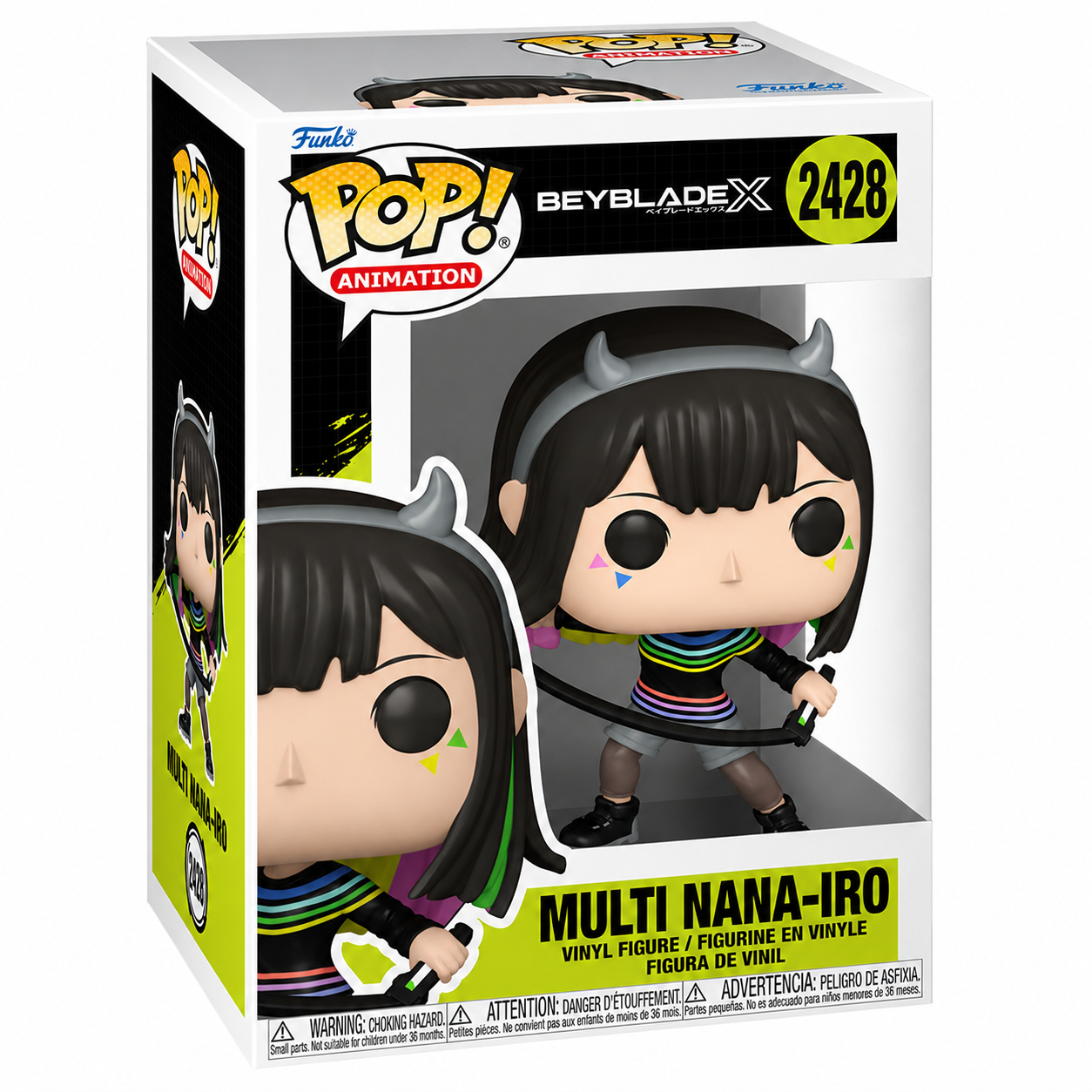 Funko Pop ! Animation - Beyblade X Multi Nana-Iro (2428) - Vinyl Figure 9cm