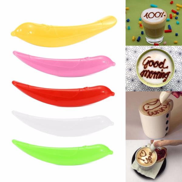 Spice Pen- Penna Elettrica Decora Cappuccino Caffe Latte Cacao Torta Decorazioni