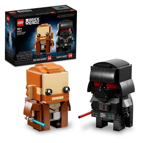 Lego - Brickheadz 40547 Star Wars (Darth Vader™ & Obi-Wan Kenobi™) 175Pz + 174Pz