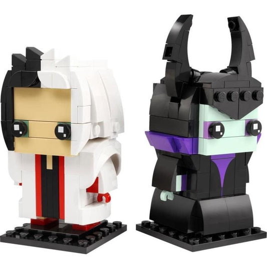 Lego - Brickheadz 40620 Disney Villains (Crudelia De Mon & Malefica) 195Pz+196Pz
