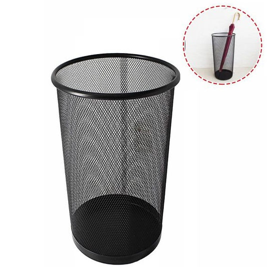 Portaombrelli Da Esterno E Interno Cestino Porta Ombrelli A Rete In Metallo Nero