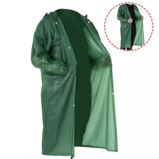 Poncho Giacca Antipioggia Mantella Completo Impermeabile Pioggia Lavoro Scooter
