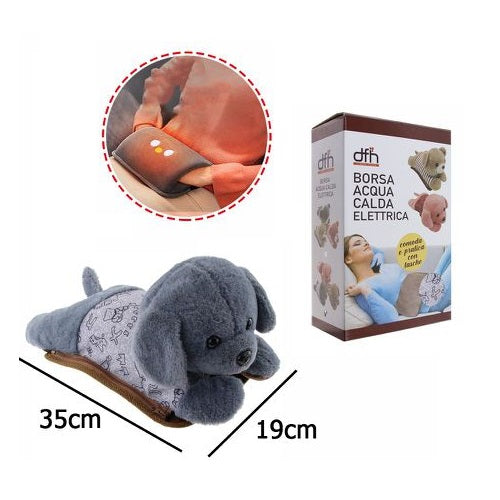 BORSA ACQUA CALDA SCALDINO ELETTRICO SCALDA MANI PIEDI TEPORINO CON PELUCHE 2771