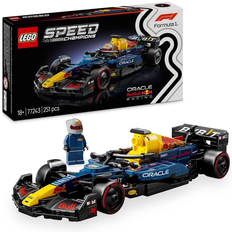 Lego Speed Champions Oracle Red Bull 77243 Modellino Auto Formula 1 Costruzione