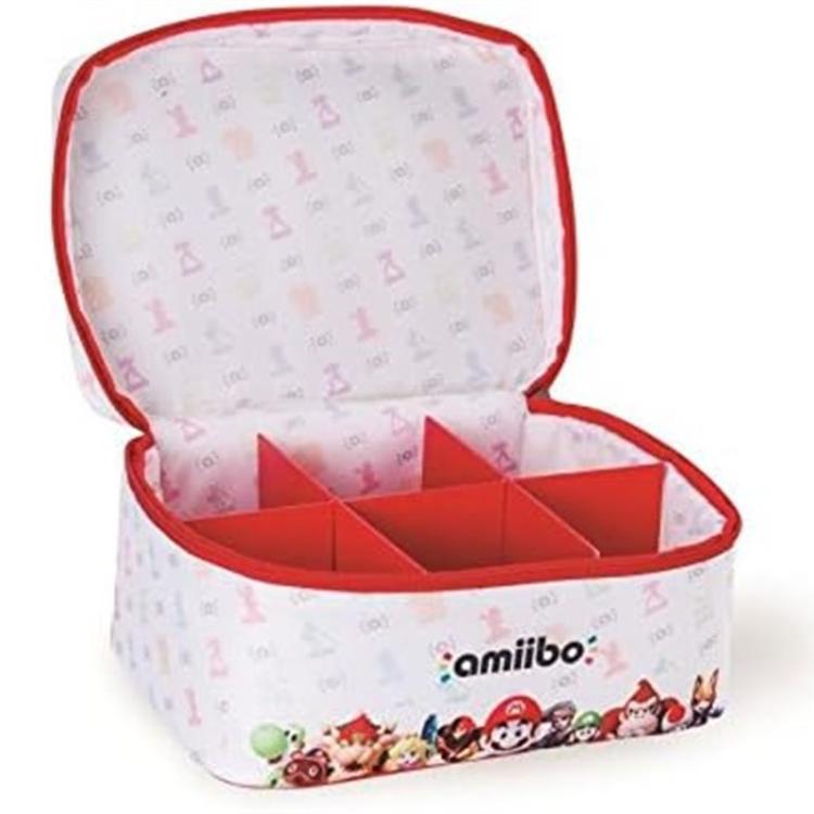 AMIIBO BORSA DA VIAGGIO PER 6 PERSONAGGI NINTENDO BAG TRAVEL CUSTODIA MARIO BROS