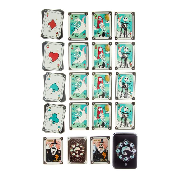 Paladone Playing Cards Nightmare Before Christmas Mazzo Carte Francesi Box Latta