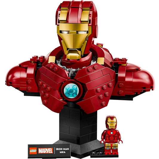 Lego - Marvel 76327 (Busto di Iron Man MK4) Figure Costruzioni 436 pz 18+ Infinity