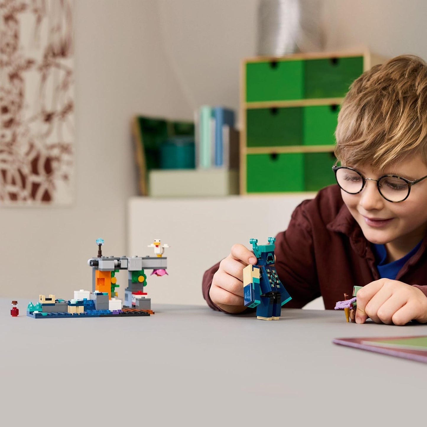 Lego - Minecraft 21274 L'Incontro con il Sorvegliante - 7+ Costruzione 238 Pz