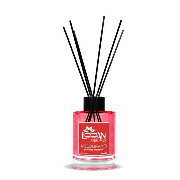 Looan Profumatore Ambiente Con Bastoncini 140Ml Diffusore Profumo Casa Melograno