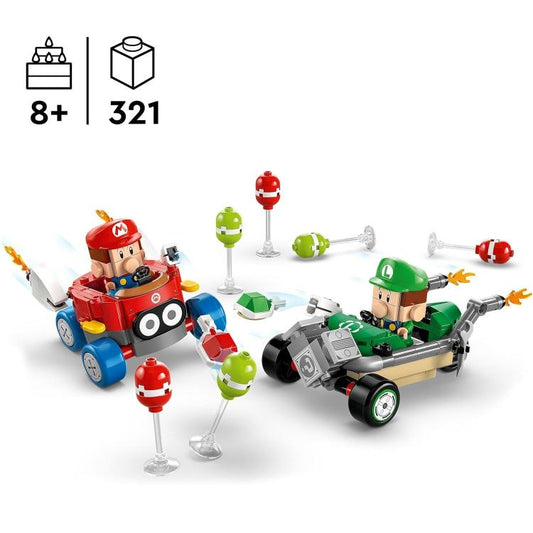 Lego - Super Mario Kart 72034 (Baby Mario Vs Baby Luigi) Set Con Figure 321Pz 8+