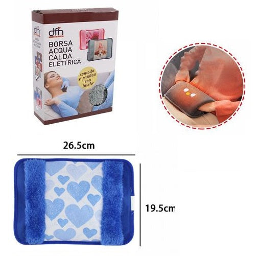 BORSA ACQUA CALDA SCALDINO ELETTRICO SCALDA MANI PIEDI TEPORINO ANALLERGICO 2765
