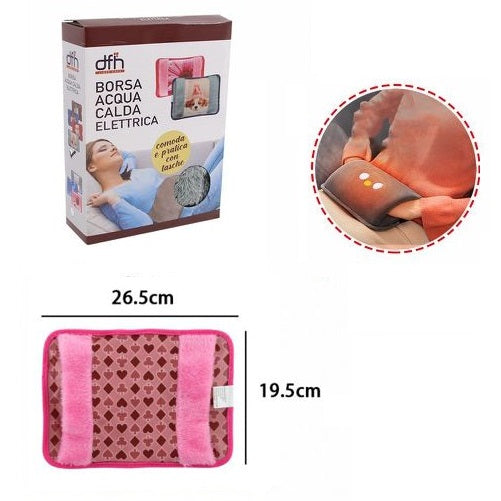 BORSA ACQUA CALDA SCALDINO ELETTRICO SCALDA MANI PIEDI TEPORINO ANALLERGICO 2769