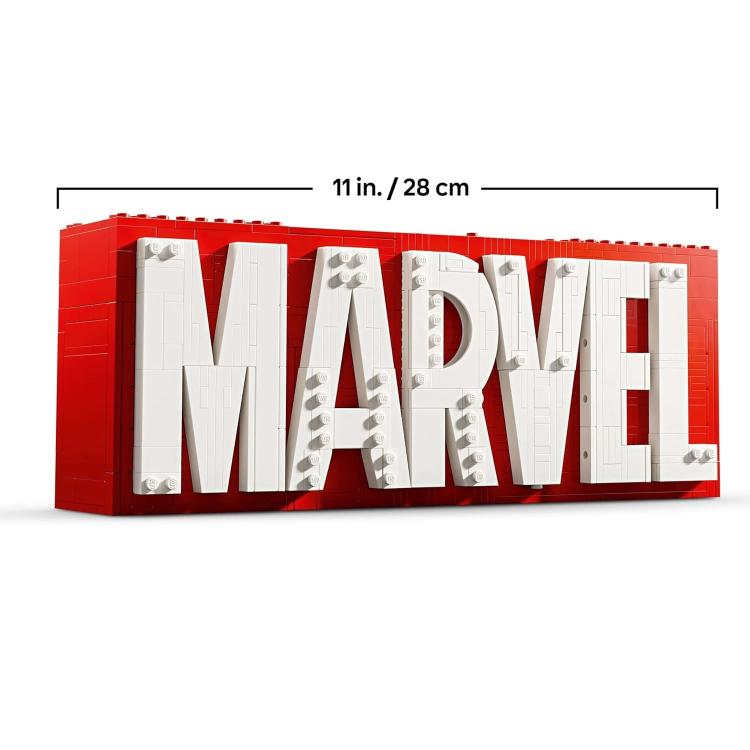 Lego - Marvel Logo 76313 Set (Sigla Marvel) Costruzioni 5 Mini Figure 931Pz 12+