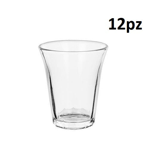 CAFE - 12 BICCHIERI TAZZINE PER CAFFÈ ESPRESSO VETRO TRASPARENTE SHOT CICCHETTI