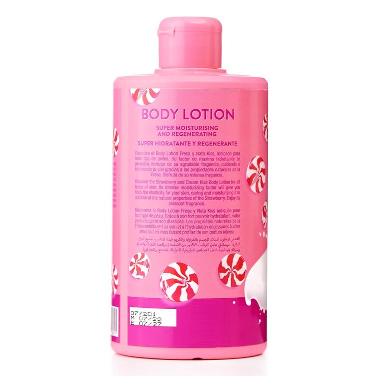 Tulipan Negro Lozione Corpo Body Crema Idratante (Kiss Panna E Fragola) 400Ml