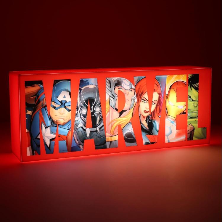 Paladone Lampada Marvel Avengers Logo Light Led Luce Illuminazione Tavolo Parete