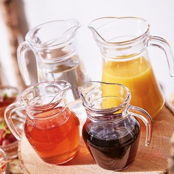 BROCCA IN VETRO DA 0.5 LITRI CARAFFA 0,5LT PER ACQUA VINO SUCCO RISTORANTE HOTEL