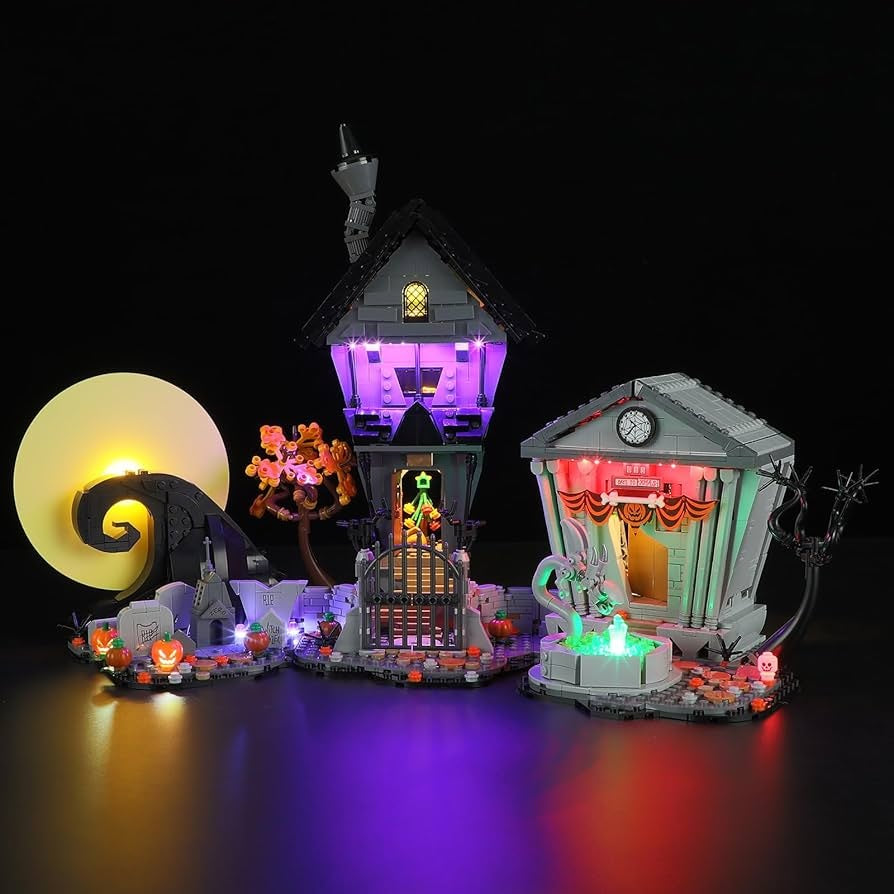Lego - Ideas 21351 Disney Nightmare B.C. di Tim Burton RARE Costruzione 2193 pz 18+