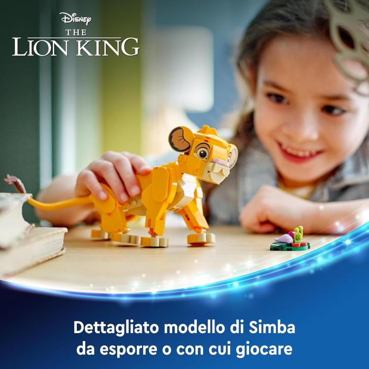 Lego - Disney Lion King 43243 (Simba) Il Cucciolo Re Leone - Set Figure 222Pz 6+