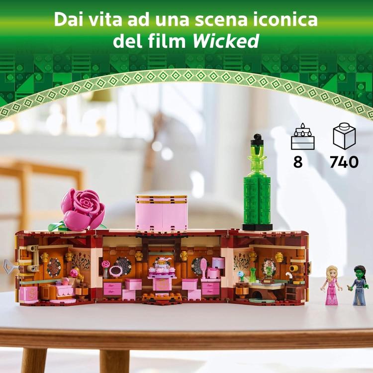 Lego - Wicked 75683 (Il Dormitorio Di Elphaba E Glinda) Costruzione 740Pz 8+