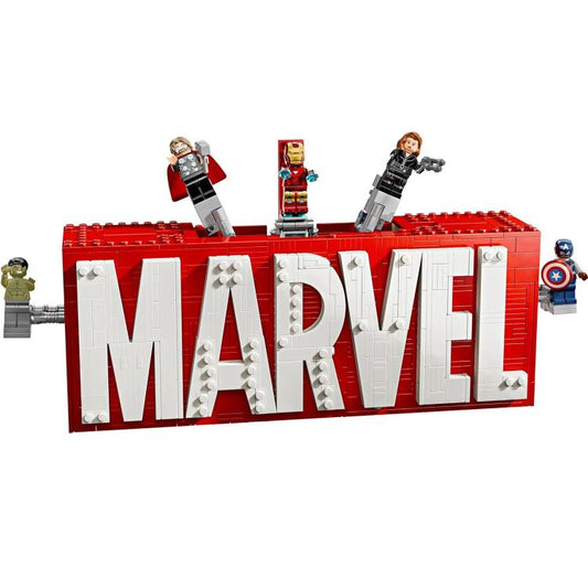 Lego - Marvel Logo 76313 Set (Sigla Marvel) Costruzioni 5 Mini Figure 931Pz 12+