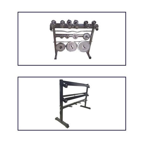 Hb Rastrelliera A 3 Livelli Supporto Rack Porta Pesi Manubri E Dischi Espositore