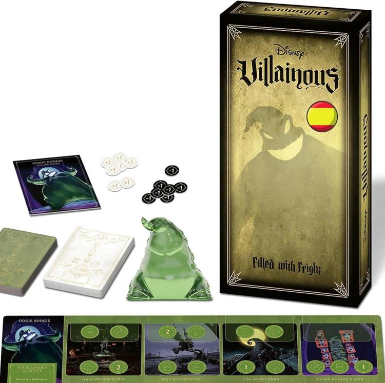 Ravensburger Disney Villainous: Filled With Fright Gioco Da Tavolo Strategia Esp