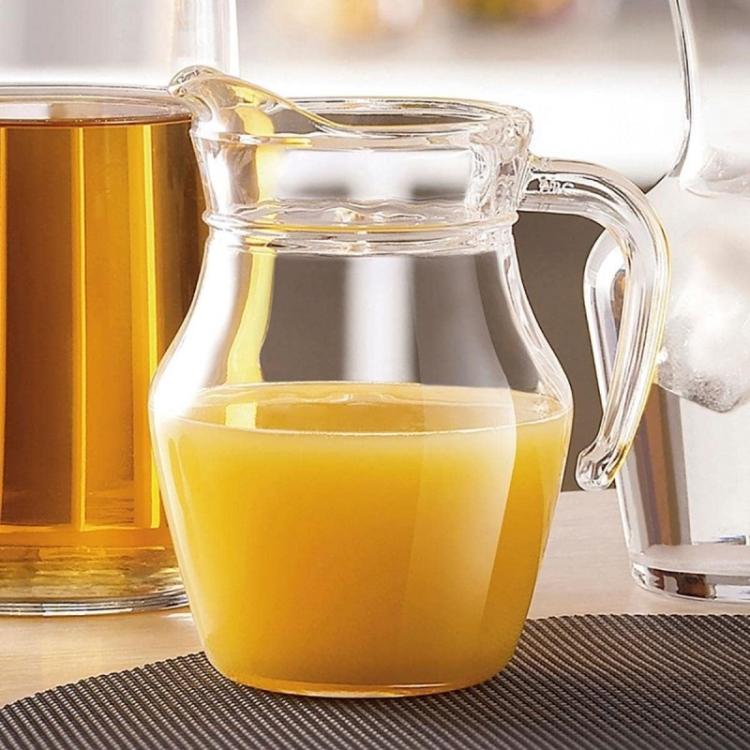 BROCCA IN VETRO DA 0.5 LITRI CARAFFA 0,5LT PER ACQUA VINO SUCCO RISTORANTE HOTEL
