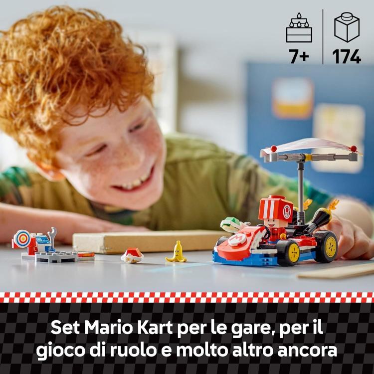 Lego - Super Mario Kart 72032 (Kart Standard) Set Con Toad Figure Game 174Pz 7+
