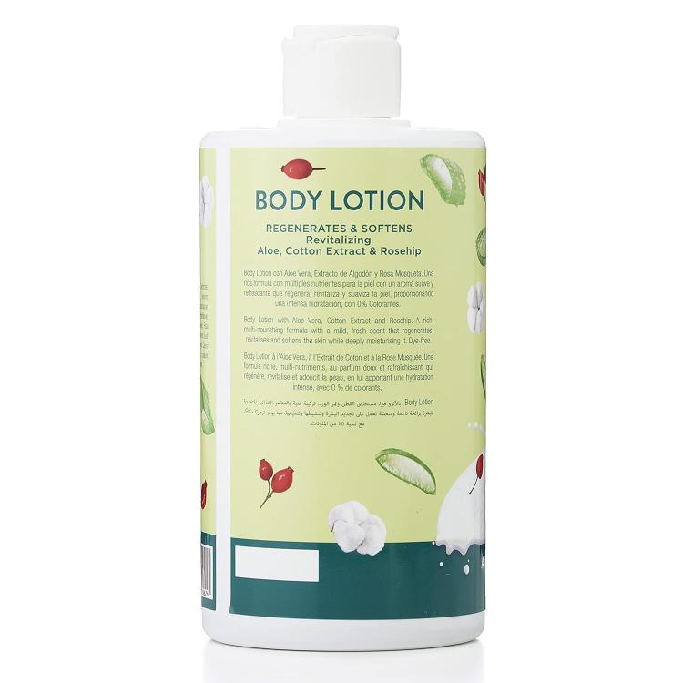 Tulipan Negro Lozione Corpo Crema (Aloe Vera Cotone E Rosa) 400Ml Rigenerante