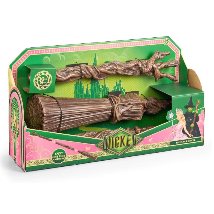 The Noble Collection - Wicked (Elphaba'S Broom) Replica Scopa 91Cm Di Elphaba