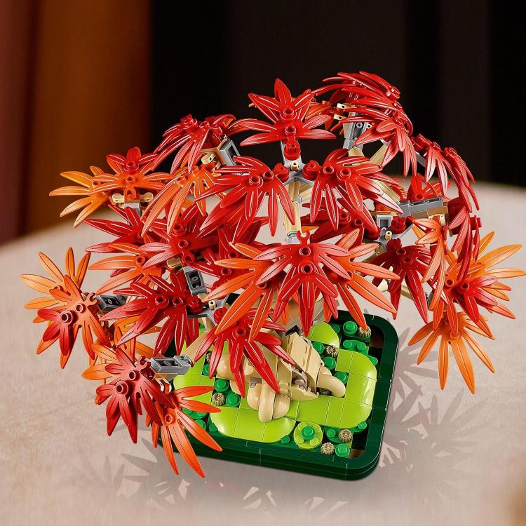 Lego - Flowers 10348 Botanicals Bonsai Di Acero Rosso Giapponese - Set 474Pz 18+