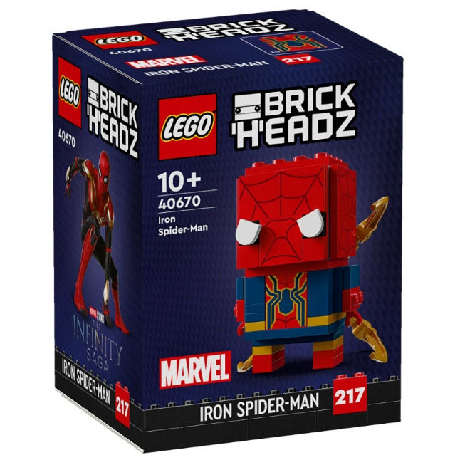 Lego - Brickheadz 40670 Marvel (Iron Spider-Man) Infinity Saga - 10+ Figure 217