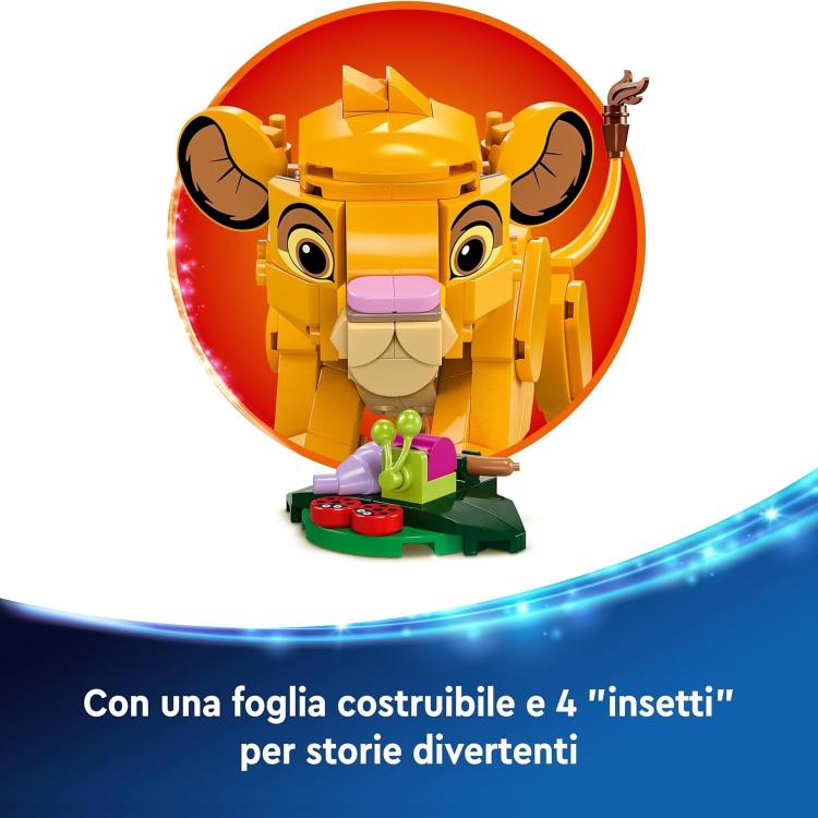 Lego - Disney Lion King 43243 (Simba) Il Cucciolo Re Leone - Set Figure 222Pz 6+