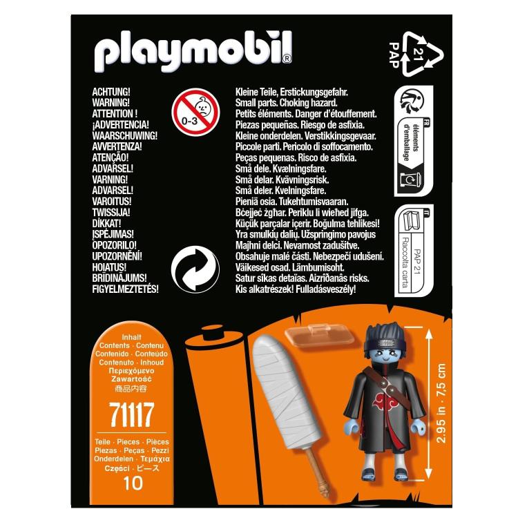 Playmobil - Naruto Shippuden: Kisame 71117 Action Figure Figura Collezione 10Pc
