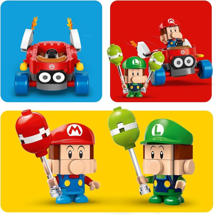 Lego - Super Mario Kart 72034 (Baby Mario Vs Baby Luigi) Set Con Figure 321Pz 8+